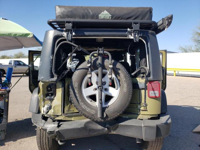 1C4AJWAG5DL571861 - 2013 JEEP WRANGLER S GREEN photo 6