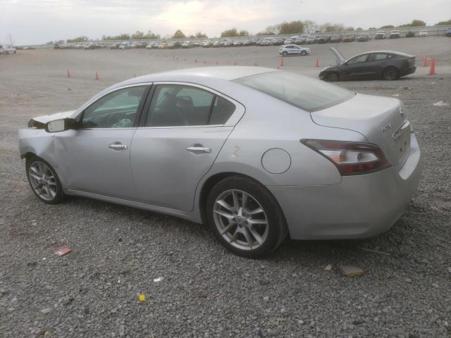 1N4AA5AP8EC460691 - 2014 NISSAN MAXIMA S SILVER photo 2