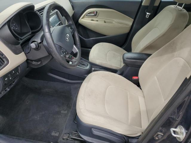 KNADN5A37D6132780 - 2013 KIA RIO EX BLACK photo 7
