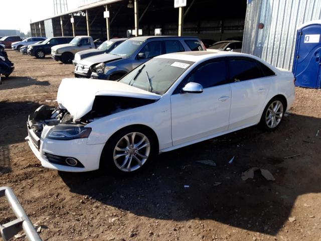 WAUBGAFL2CA006535 - 2012 AUDI S4 PREMIUM PLUS WHITE photo 1