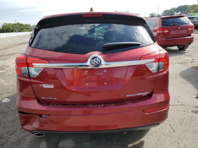 LRBFXCSA6HD149674 - 2017 BUICK ENVISION PREFERRED BURGUNDY photo 6
