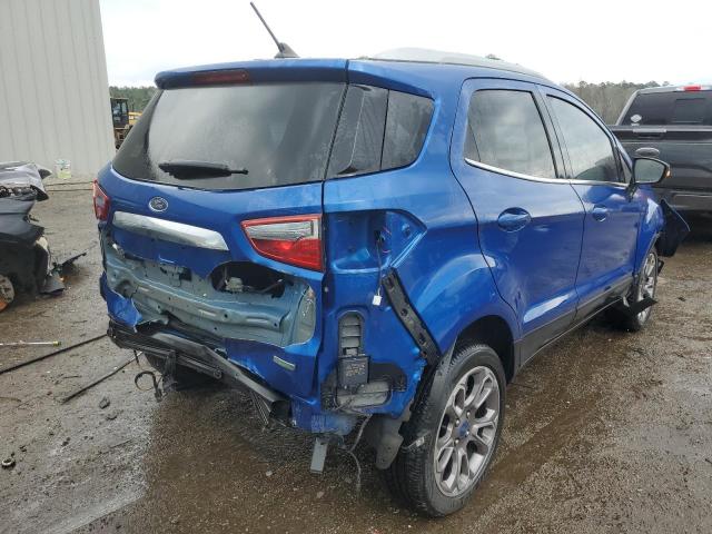 MAJ3S2KE7LC393466 - 2020 FORD ECOSPORT TITANIUM BLUE photo 3