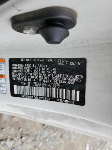 JF1ZNAA16G9700753 - 2016 TOYOTA SCION FR-S WHITE photo 12