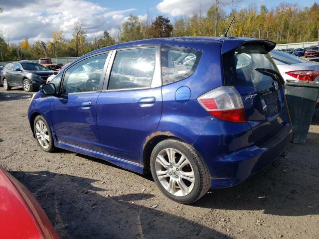 JHMGE88499S064169 - 2009 HONDA FIT SPORT BLUE photo 2