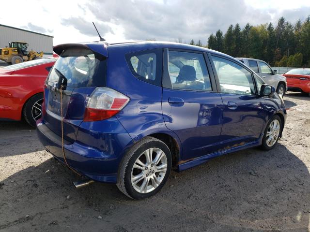 JHMGE88499S064169 - 2009 HONDA FIT SPORT BLUE photo 3