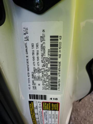 3TYRX5GN3MT029730 - 2021 TOYOTA TACOMA ACCESS CAB Ақ фото 12