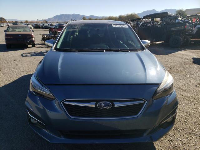 4S3GKAU67J3611303 - 2018 SUBARU IMPREZA LIMITED BLUE photo 5