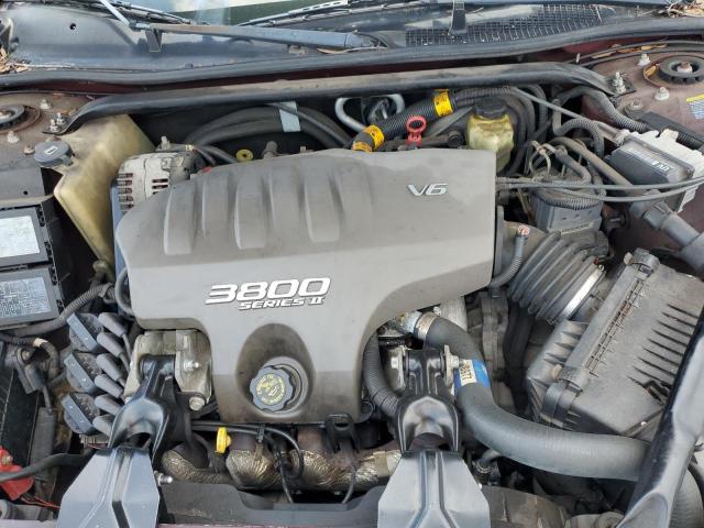 2G1WH55K829244877 - 2002 CHEVROLET IMPALA LS 勃艮第红 照片 11