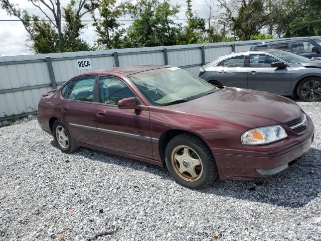 2G1WH55K829244877 - 2002 CHEVROLET IMPALA LS 勃艮第红 照片 4