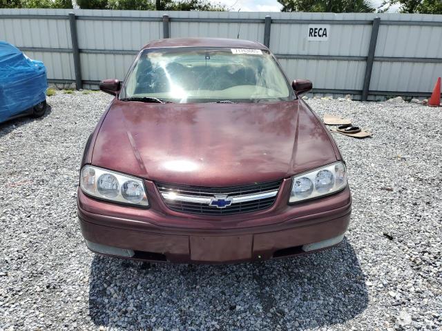 2G1WH55K829244877 - 2002 CHEVROLET IMPALA LS 勃艮第红 照片 5