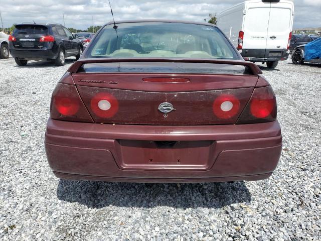 2G1WH55K829244877 - 2002 CHEVROLET IMPALA LS 勃艮第红 照片 6