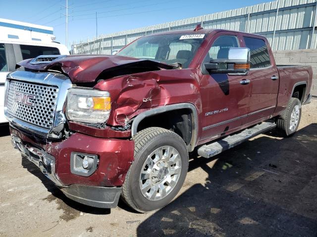 1GT12UEY4HF139030 - 2017 GMC SIERRA K2500 DENALI MAROON photo 1