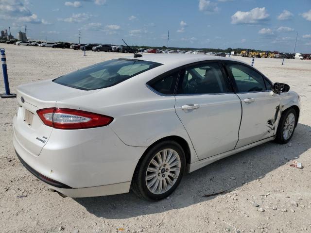 3FA6P0LUXGR343516 - 2016 FORD FUSION SE HYBRID WHITE photo 3