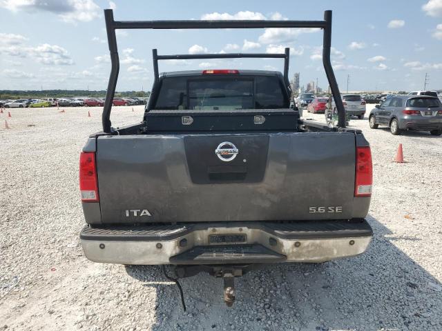 1N6AA07B36N576263 - 2006 NISSAN TITAN XE CHARCOAL photo 6