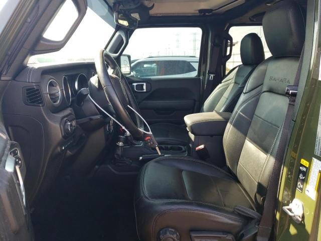 1C4JJXP66MW723715 - 2021 JEEP WRANGLER U SAHARA 4XE GREEN photo 7