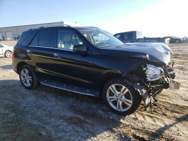 4JGDA5HB0DA143009 - 2013 MERCEDES-BENZ ML 350 4MATIC BLACK photo 4