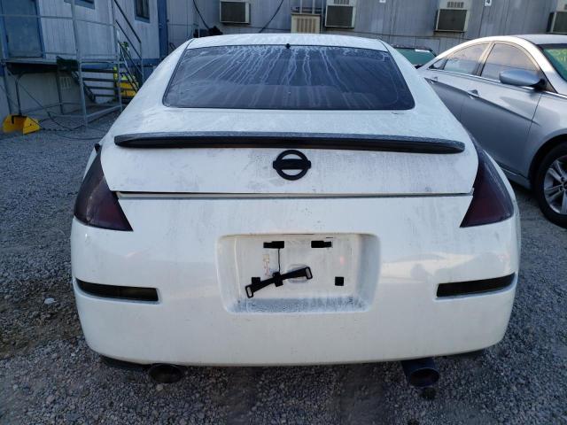 JN1BZ34D78M704412 - 2008 NISSAN 350Z COUPE WHITE photo 6