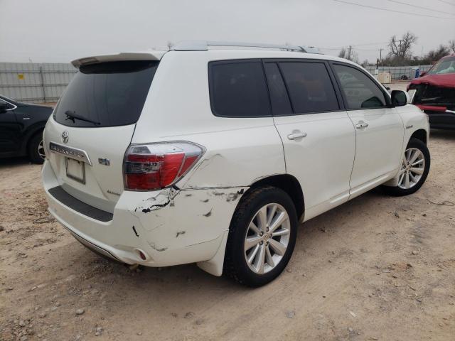 JTEJW3EH9A2046818 - 2010 TOYOTA HIGHLANDER HYBRID LIMITED WHITE photo 3