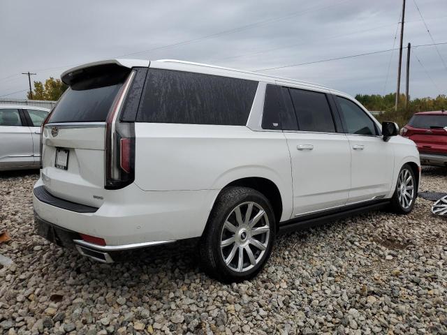 1GYS4MKL6MR321466 - 2021 CADILLAC ESCALADE ESV PREMIUM LUXURY PLATINUM WHITE photo 3