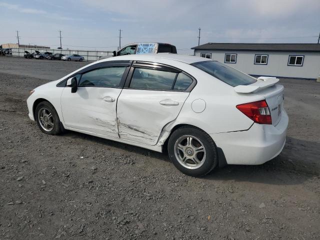 2HGFB2F52CH589377 - 2012 HONDA CIVIC LX WHITE photo 2