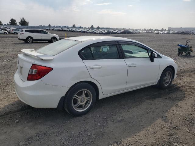 2HGFB2F52CH589377 - 2012 HONDA CIVIC LX WHITE photo 3