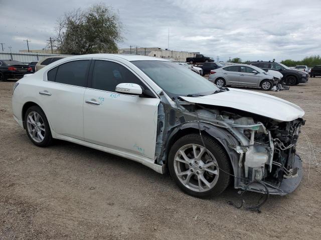 1N4AA5AP2EC915194 - 2014 NISSAN MAXIMA S WHITE photo 4