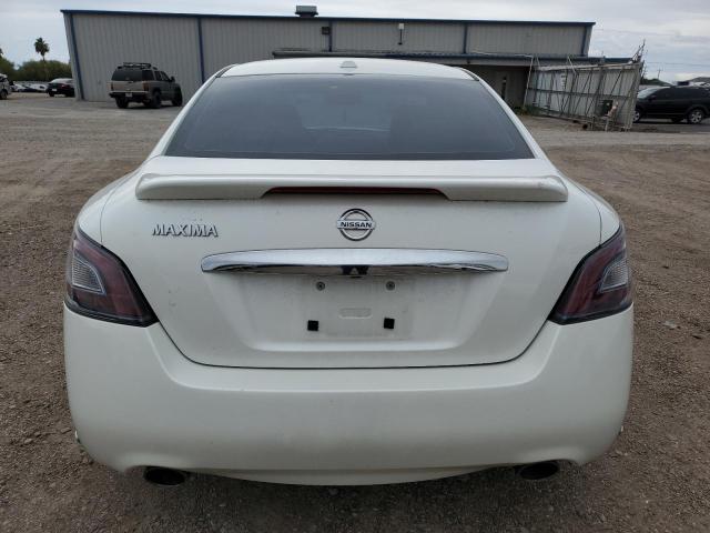 1N4AA5AP2EC915194 - 2014 NISSAN MAXIMA S WHITE photo 6