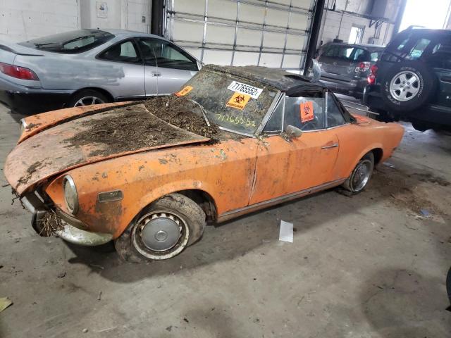 124BS10056168 - 1970 FIAT SPIDER ORANGE photo 1