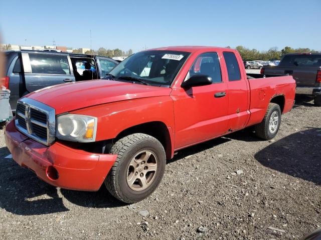 1D7HE42K16S508345 - 2006 DODGE DAKOTA SLT RED photo 1