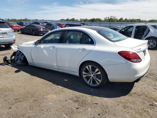 55SWF4KB2GU139166 - 2016 MERCEDES-BENZ C 300 4MATIC WHITE photo 2