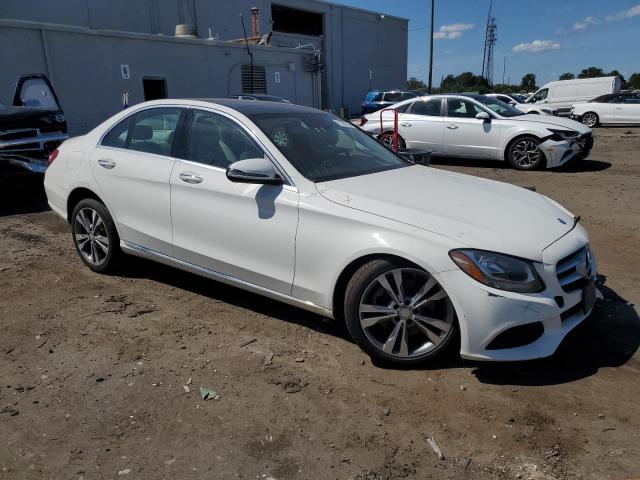 55SWF4KB2GU139166 - 2016 MERCEDES-BENZ C 300 4MATIC WHITE photo 4