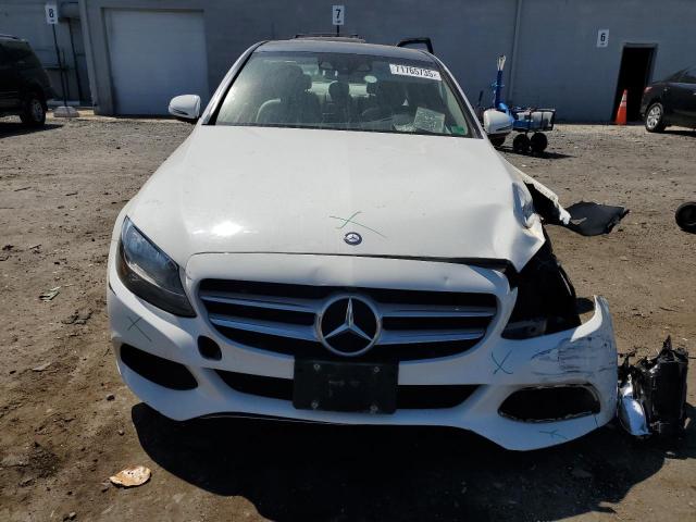 55SWF4KB2GU139166 - 2016 MERCEDES-BENZ C 300 4MATIC WHITE photo 5