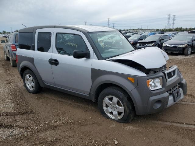 5J6YH28594L001024 - 2004 HONDA ELEMENT EX SILVER photo 4