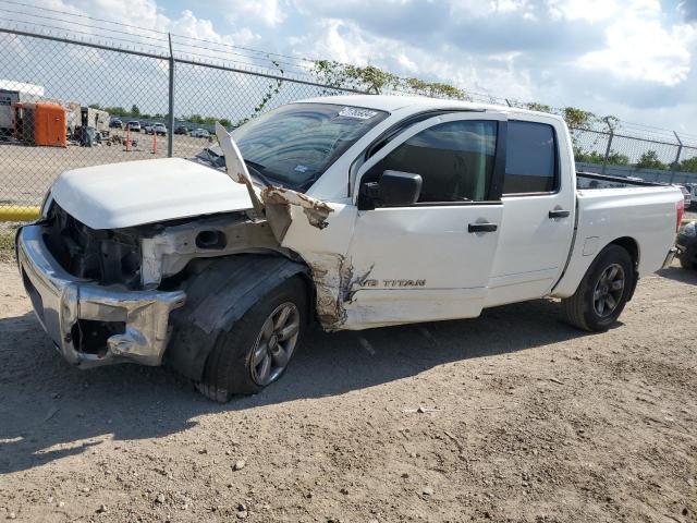 1N6BA0ED8BN306609 - 2011 NISSAN TITAN S WHITE photo 1