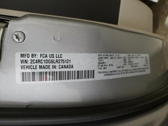 2C4RC1DG6LR275121 - 2020 CHRYSLER VOYAGER LXI SILVER photo 14