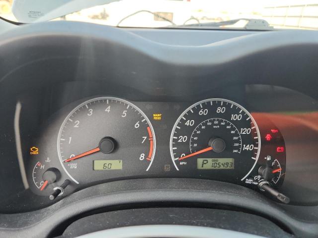 5YFBU4EE6CP050808 - 2012 TOYOTA COROLLA BASE GRAY photo 9