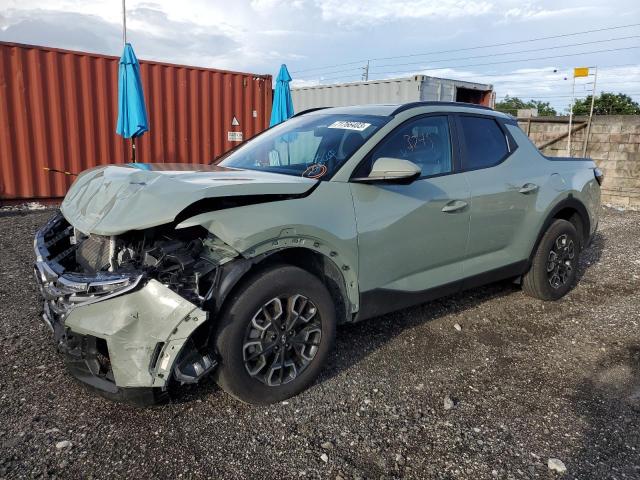 5NTJDDAF0PH048504 - 2023 HYUNDAI SANTA CRUZ SEL PREMIUM GREEN photo 1