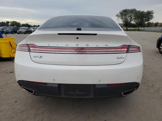 3LN6L2LU7FR629528 - 2015 LINCOLN MKZ HYBRID WHITE photo 6