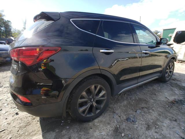 5XYZWDLA3JG537149 - 2018 HYUNDAI SANTA FE S BLACK photo 3