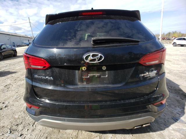 5XYZWDLA3JG537149 - 2018 HYUNDAI SANTA FE S BLACK photo 6