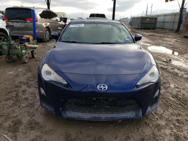JF1ZNAA18D2713041 - 2013 TOYOTA SCION FR-S BLUE photo 5