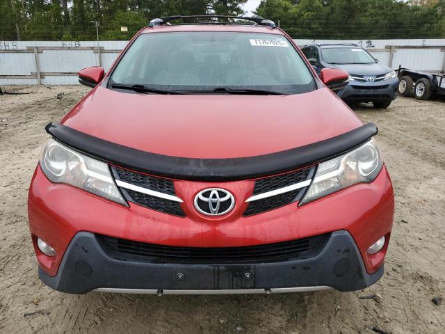JTMRFREV1FD133270 - 2015 TOYOTA RAV4 XLE RED photo 5