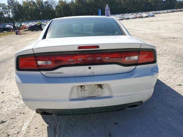 2C3CDXAT8CH183283 - 2012 DODGE CHARGER POLICE WHITE photo 6