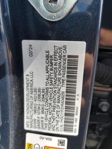 1HGCY1F31RA048256 - 2024 HONDA ACCORD EX BLUE photo 13