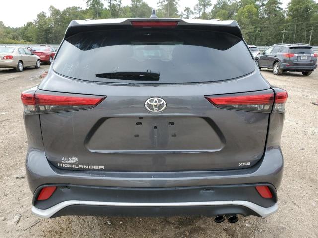 5TDLZRAH1NS134533 - 2022 TOYOTA HIGHLANDER XSE CHARCOAL photo 6