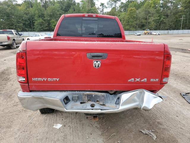 3D7KS29D66G129830 - 2006 DODGE RAM 2500 RED photo 6