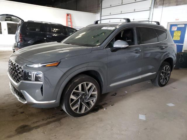 5NMS5DAL2MH368177 - 2021 HYUNDAI SANTA FE CALLIGRAPHY GRAY photo 1