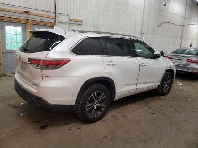 5TDJKRFH7GS299008 - 2016 TOYOTA HIGHLANDER XLE Ağ foto 3