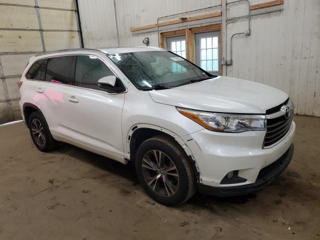 5TDJKRFH7GS299008 - 2016 TOYOTA HIGHLANDER XLE Ağ foto 4