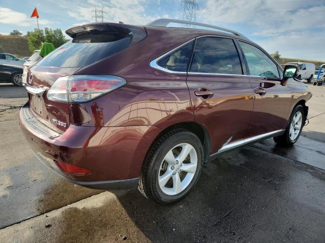 2T2BK1BA0EC247039 - 2014 LEXUS RX 350 BASE BURGUNDY photo 3
